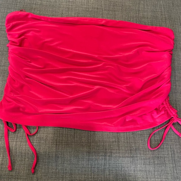 Express Hot Pink Body Contour Tube Top NWT Size XL - Picture 1 of 3